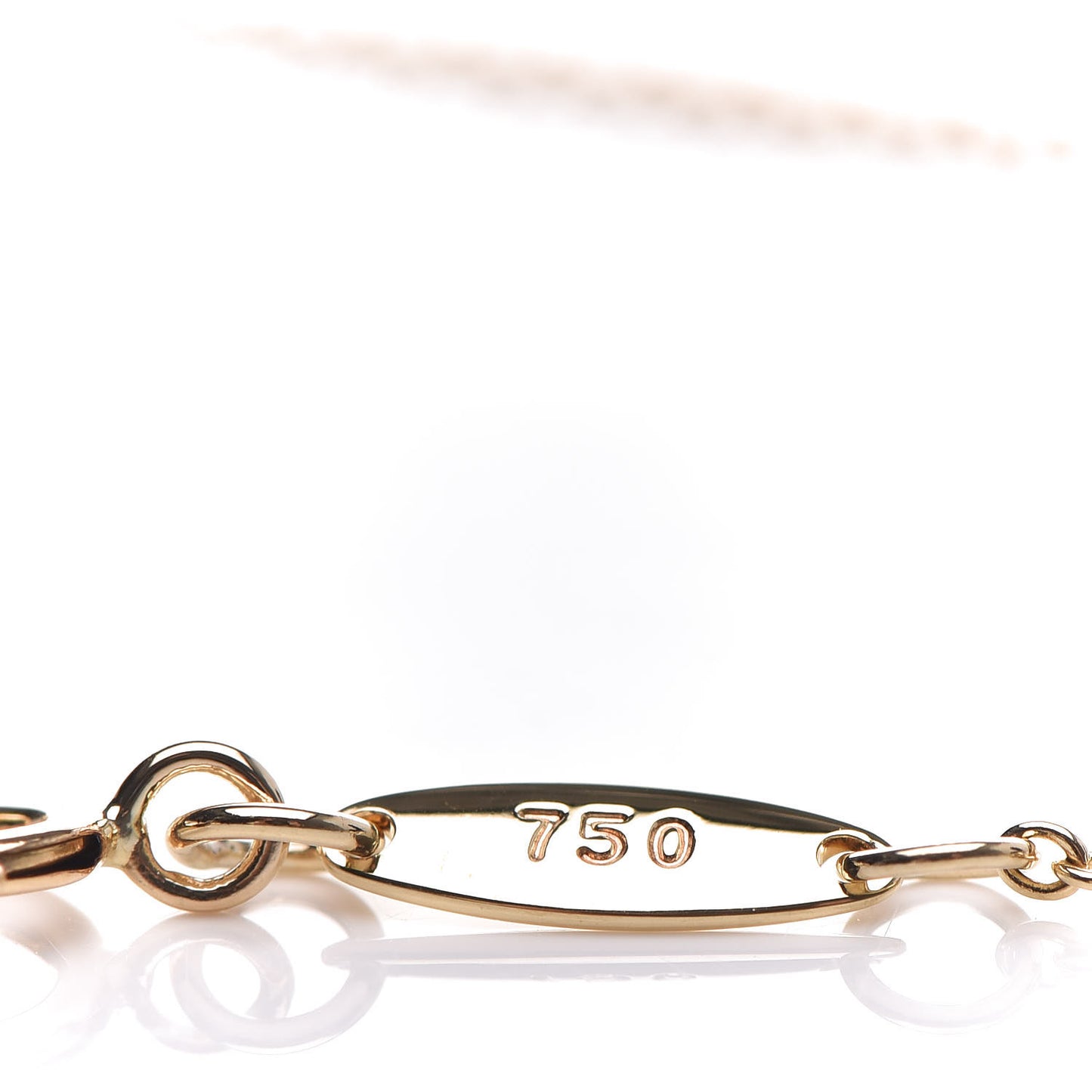 18K Yellow Gold Elsa Peretti Open Bottle Pendant Necklace