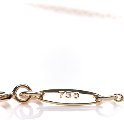 Tiffany 18K Yellow Gold Elsa Peretti Open Bottle Pendant Necklace 4 of 10