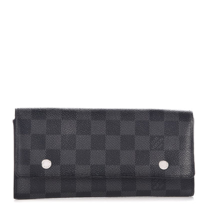 Louis Vuitton Damier Graphite Portefeuille Long Modulable Wallet 1 of 9