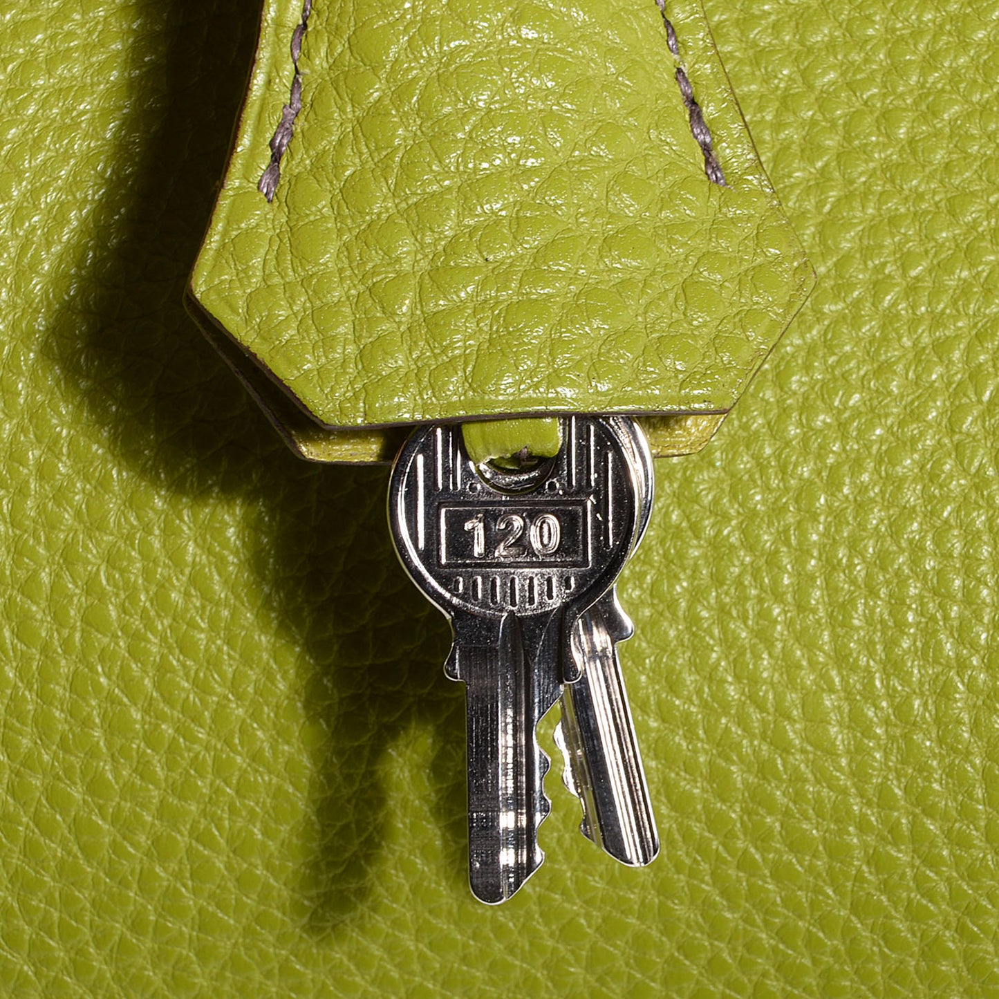 Togo Birkin 35 Vert Anis