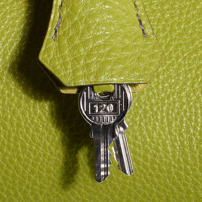 Hermes Togo Birkin 35 Vert Anis 3 of 23