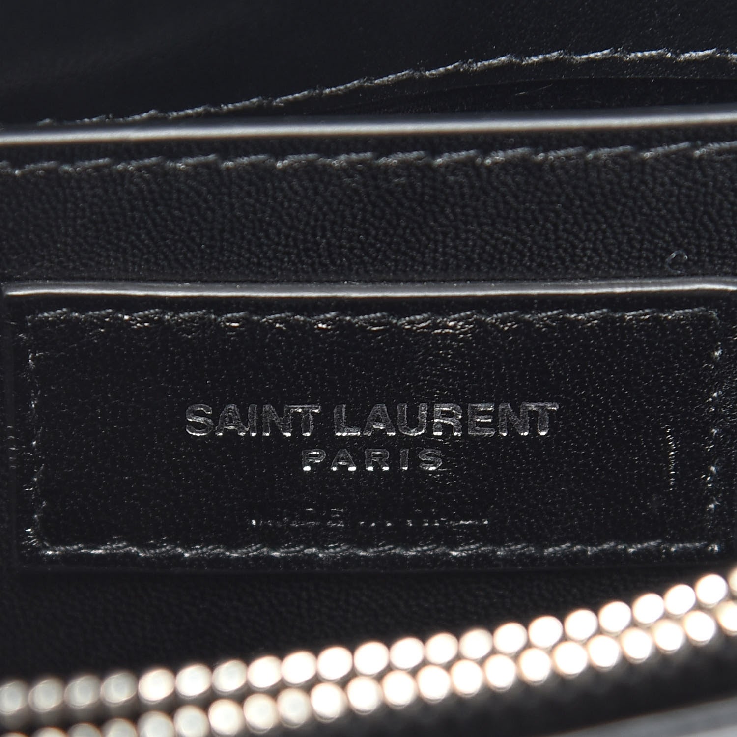 Saint Laurent Calfskin Y Quilted Monogram Small Loulou Chain Satchel Black 6 of 9