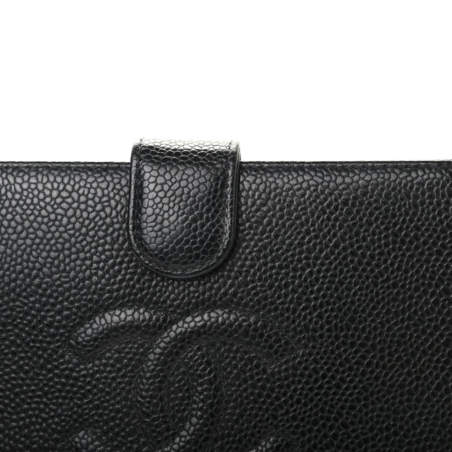 Caviar Timeless CC French Wallet Black