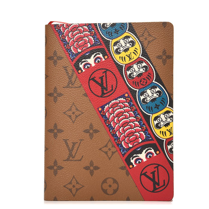 Louis Vuitton Reverse Monogram Kabuki Stickers Clemence Notebook 1 of 6