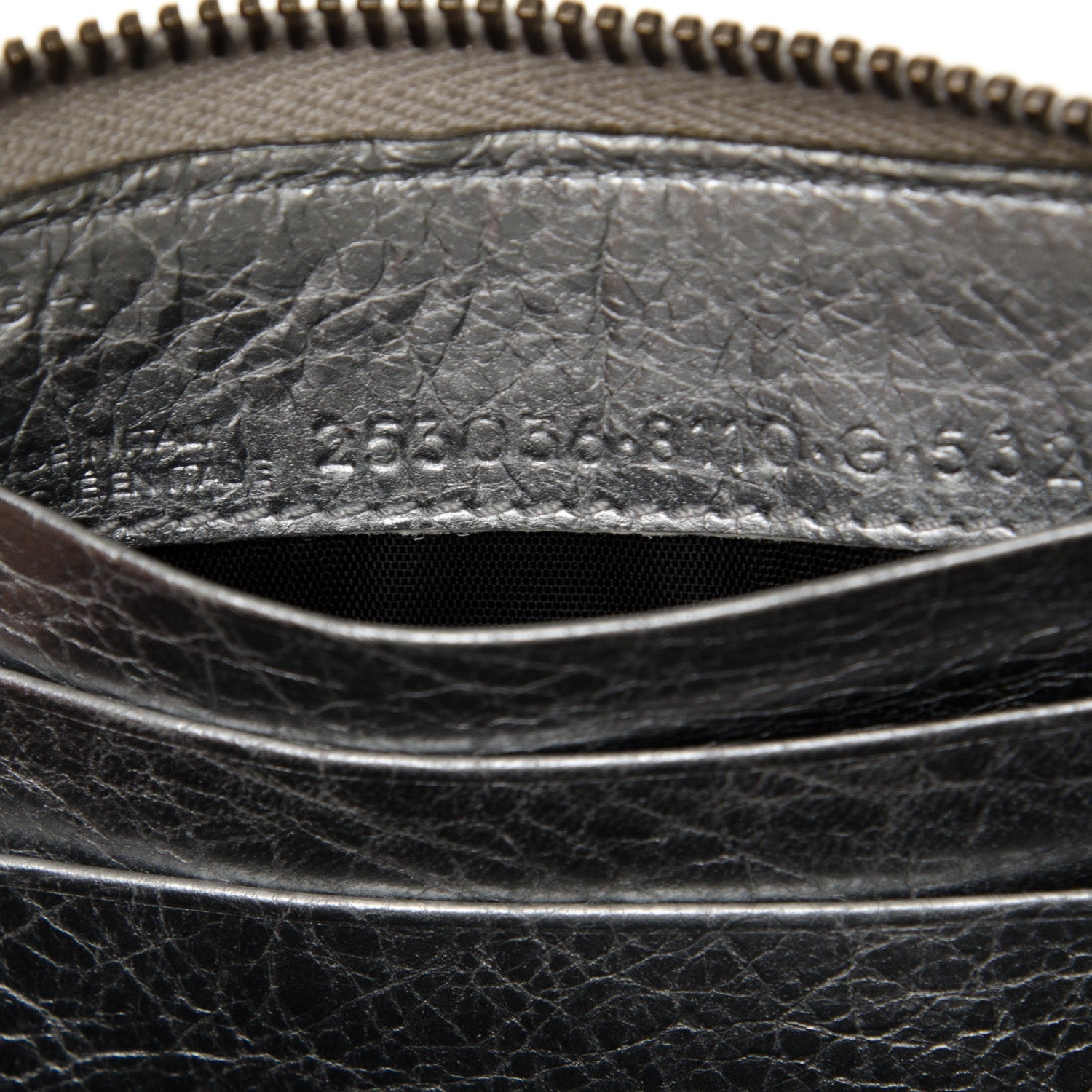 Balenciaga Agneau Classic Hardware Continental Zip Around Wallet Gris Aluminum 7 of 7
