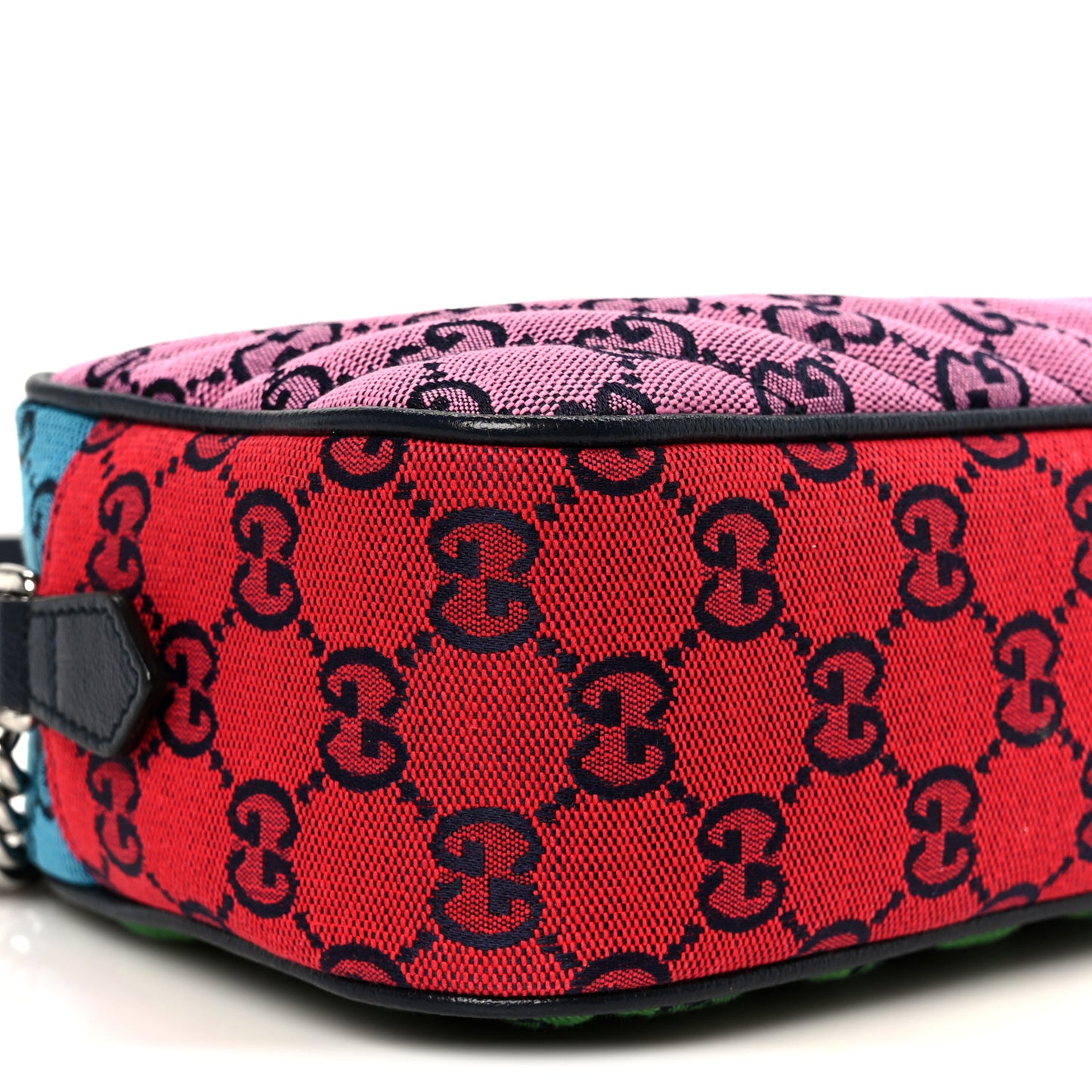 Monogram Multicolor Matelasse Diagonal Small GG Marmont Chain Shoulder Bag Pink Blue Green Red Light Blue