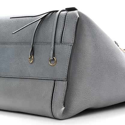 Chloe Smooth Calfskin Medium Milo Shopping Tote Cloudy Blue 8 of 8