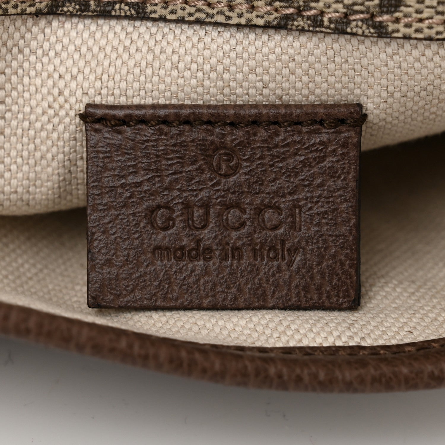 Gucci GG Supreme Monogram Neo Vintage Web Belt Bag Brown 6 of 10