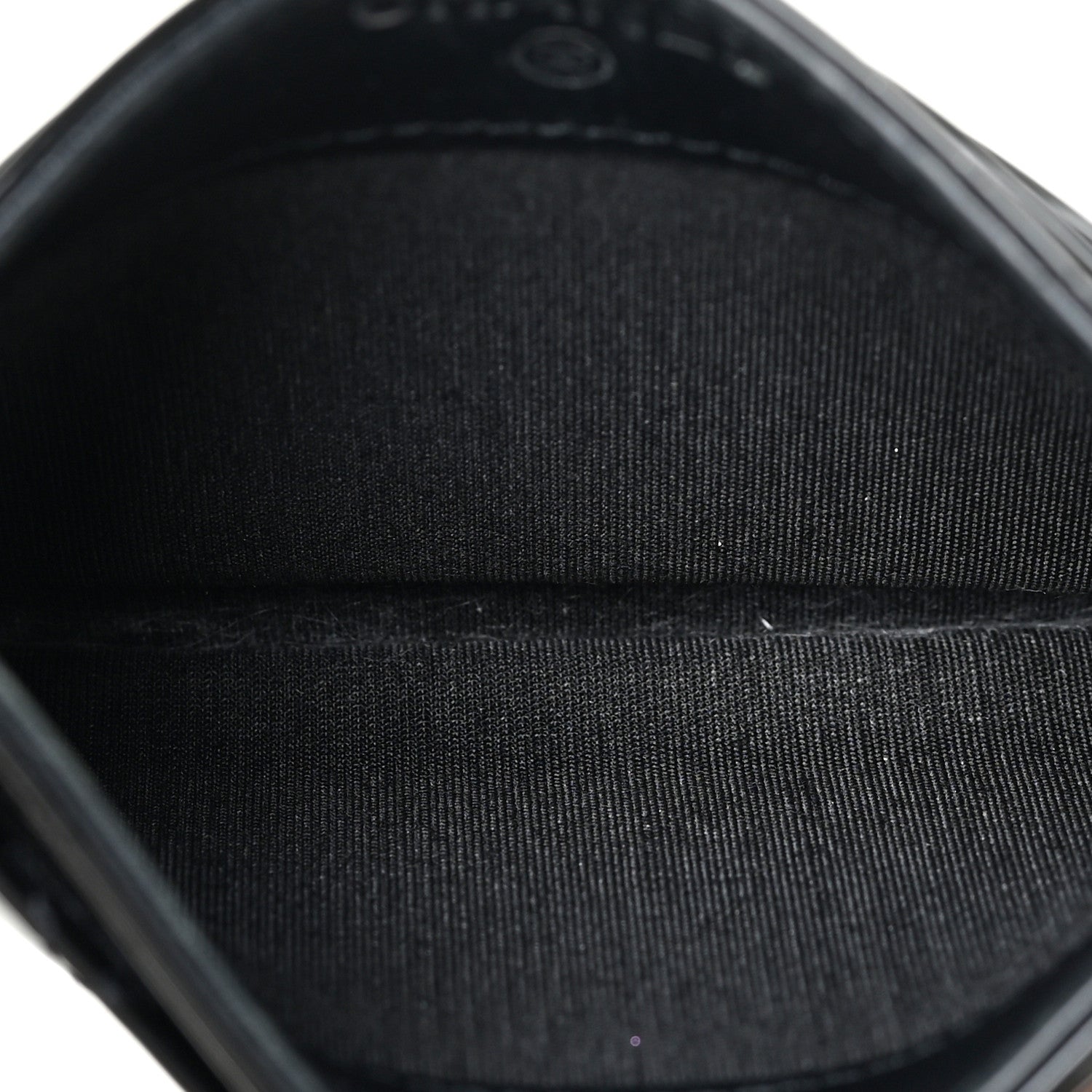 Chanel Patent Quilted Brilliant Card Holder Black 7 of 14