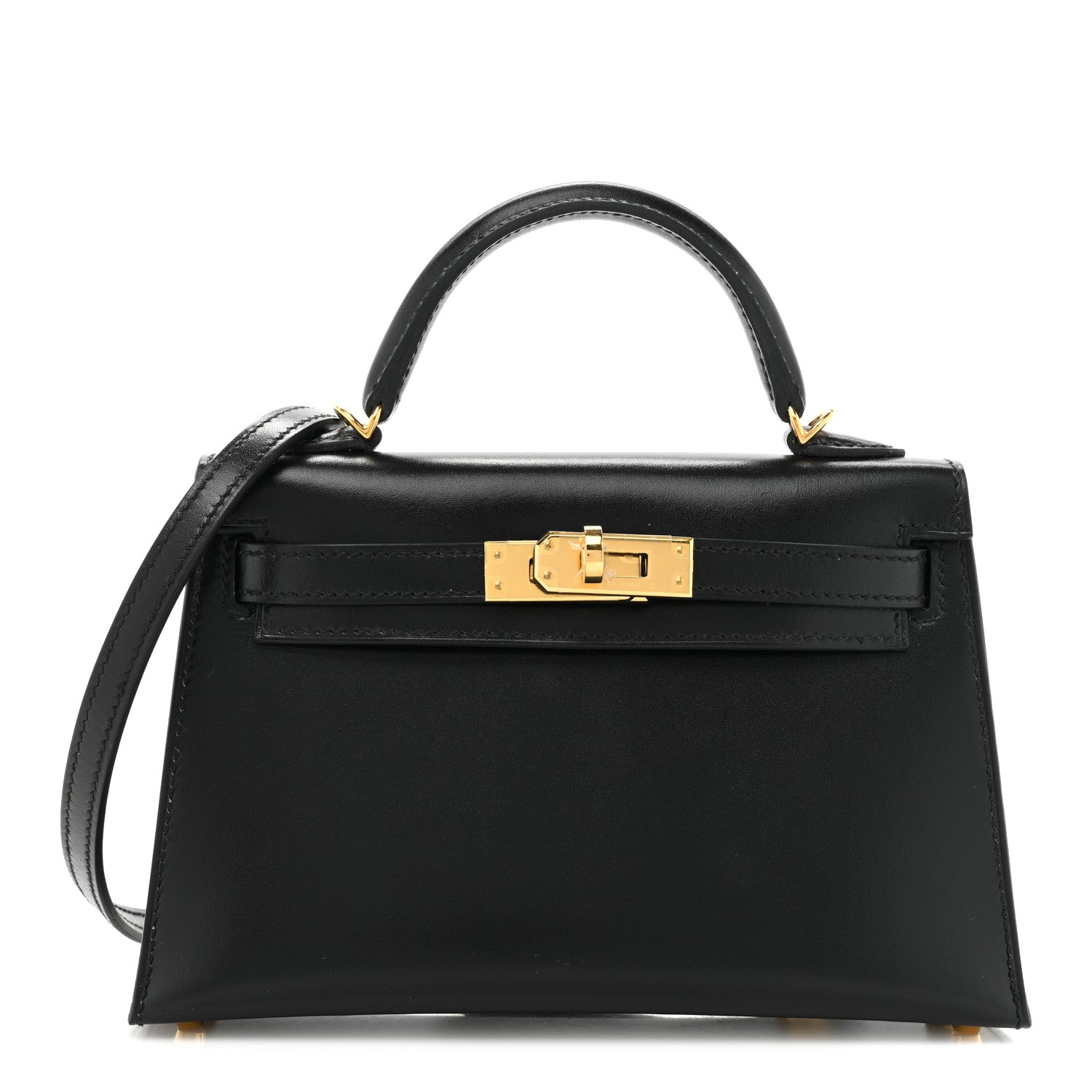 Hermes Box Mini Kelly Sellier 20 Black 1 of 12