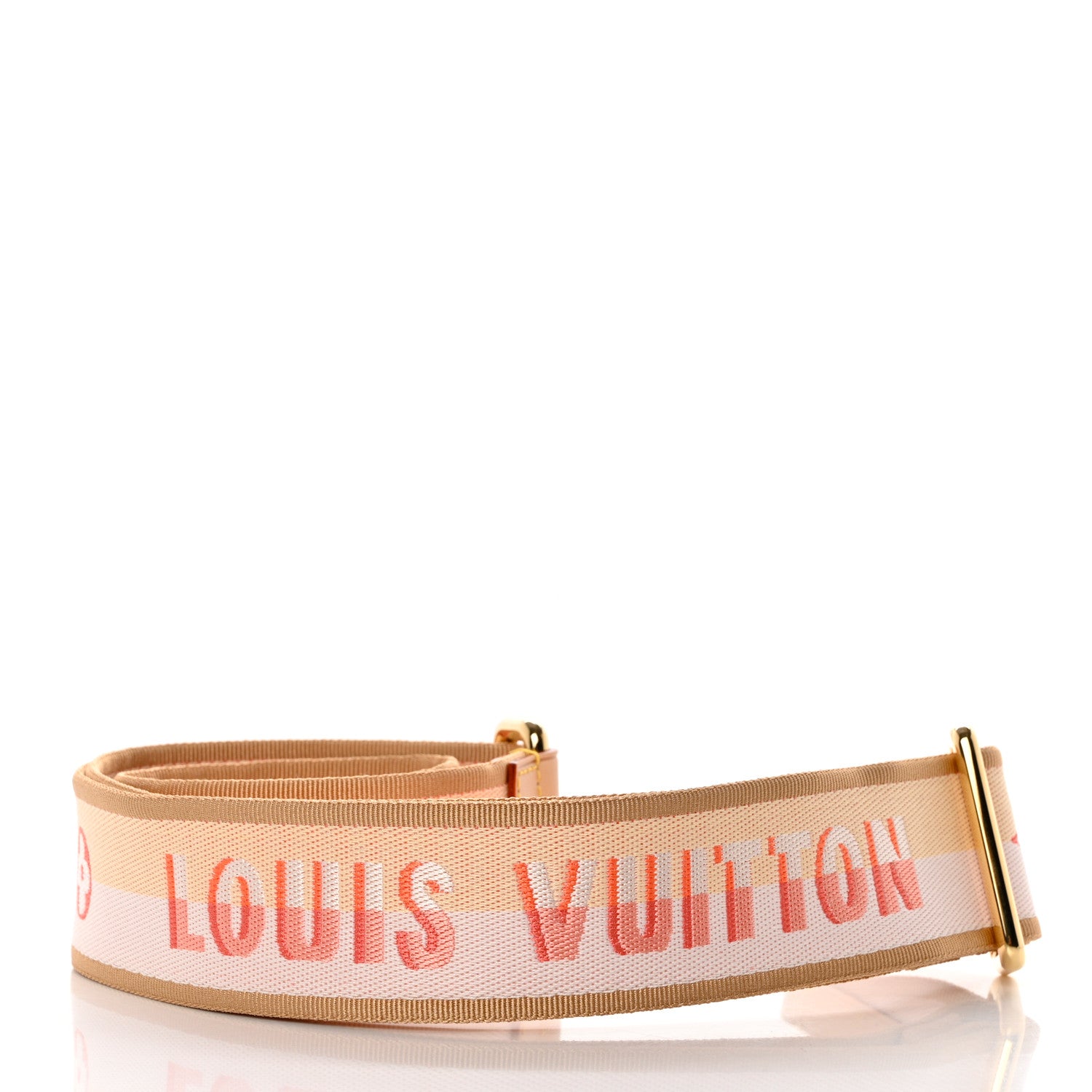 Louis Vuitton Jacquard Speedy Bandouliere 20 Shoulder Strap Pink Orange 3 of 4