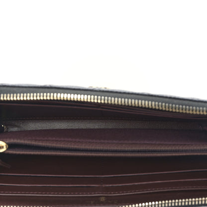 Chanel Caviar Quilted Zip Around Clutch Wallet Black 5 of 11