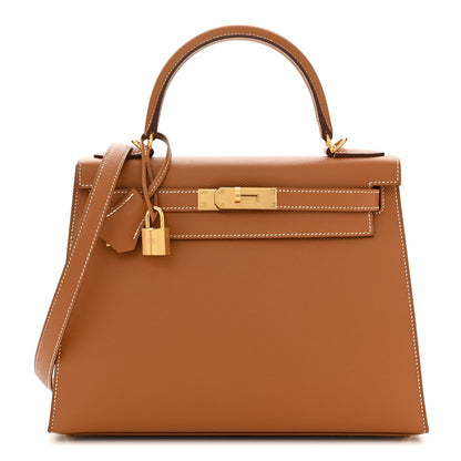 Hermes Epsom Kelly Sellier 28 Gold 1 of 11