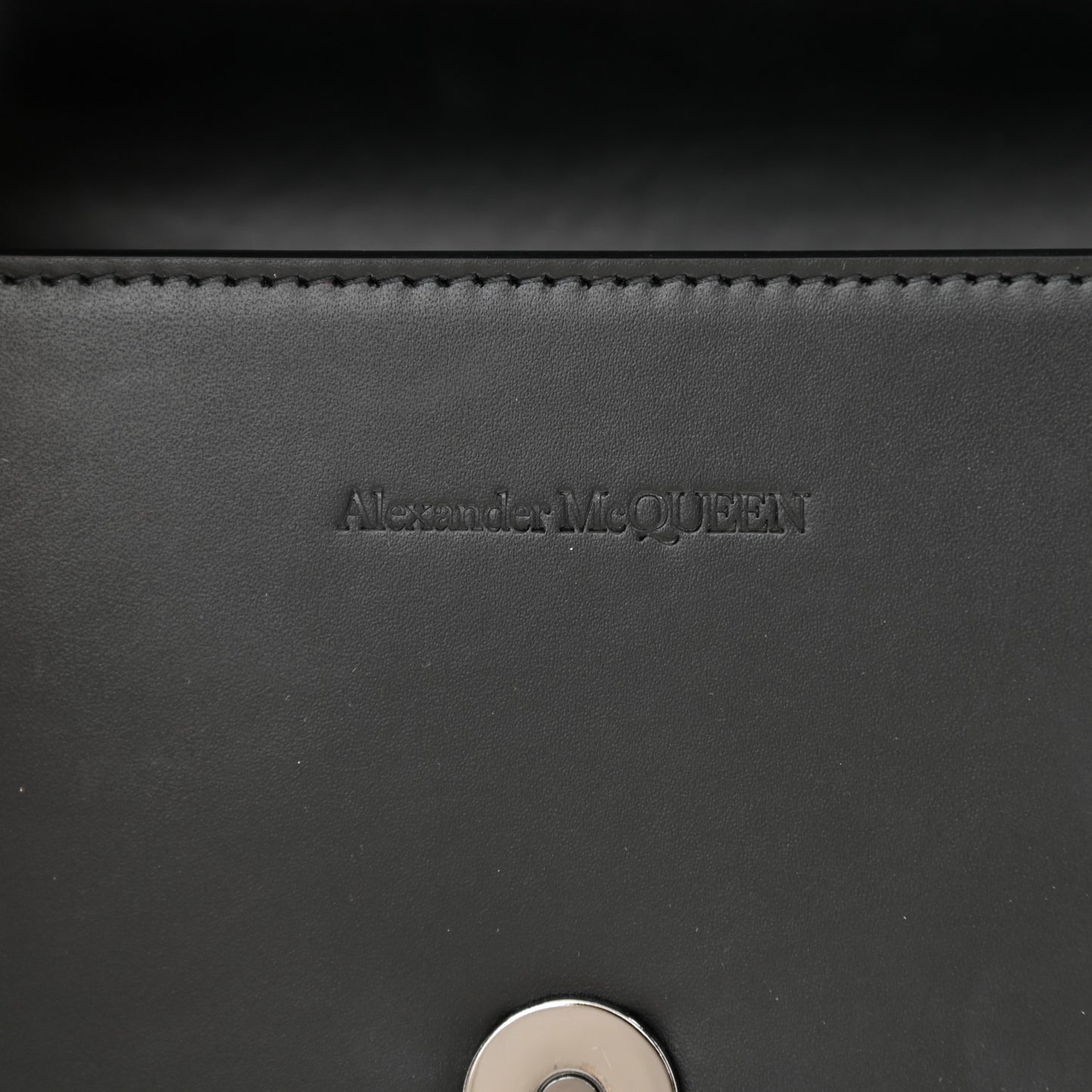 Calfskin Knuckle Crossbody Black