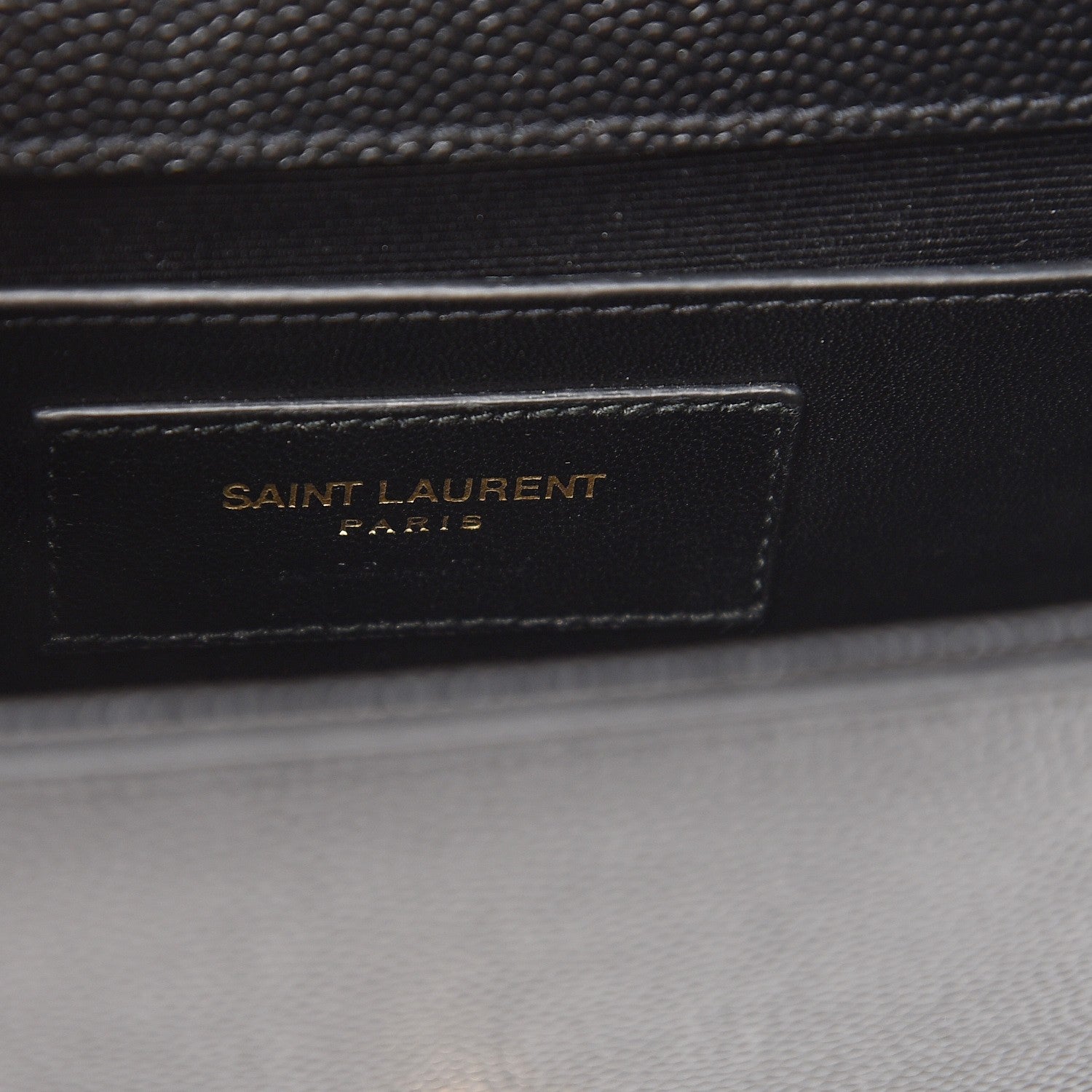 Saint Laurent Grain De Poudre Small Monogram Kate Satchel Black 7 of 7