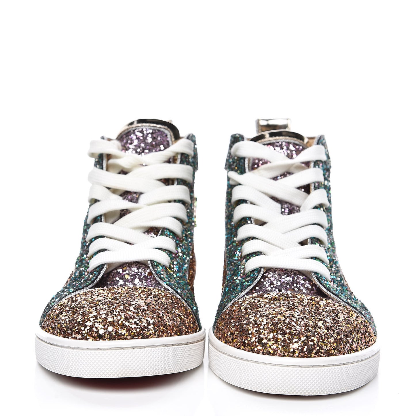 Bip Bip Glitter Womens Orlato Flat Sneakers 37.5 Multicolor