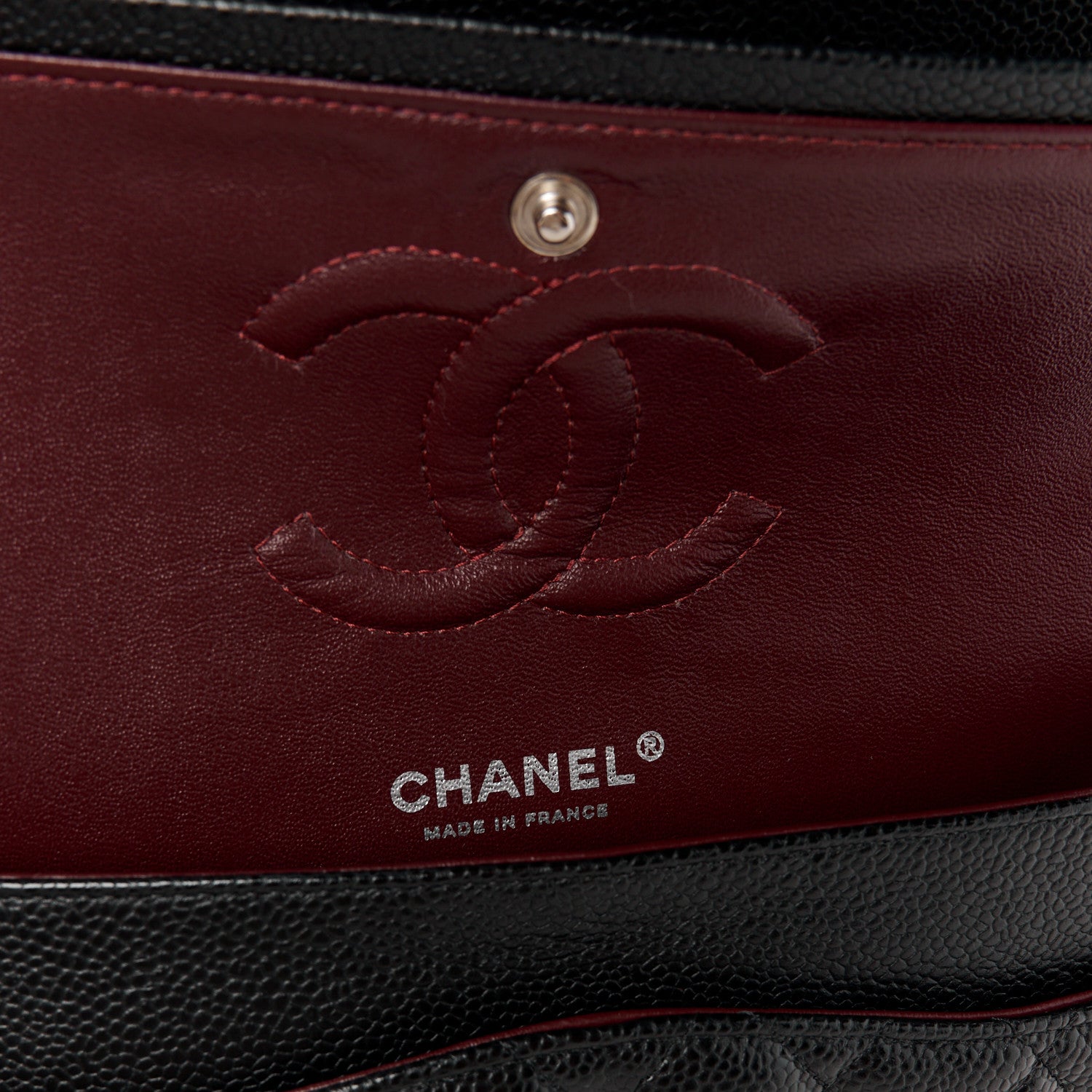 Chanel Caviar Quilted Medium Double Flap Black 6 of 11