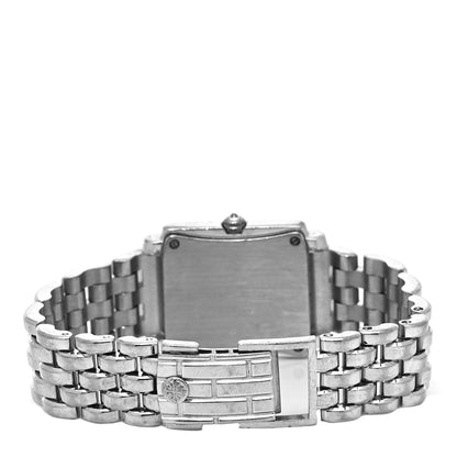 Patek Philippe 18K White Gold Diamond Bezel 22mm Gondolo Quartz Watch 4825 3 of 4