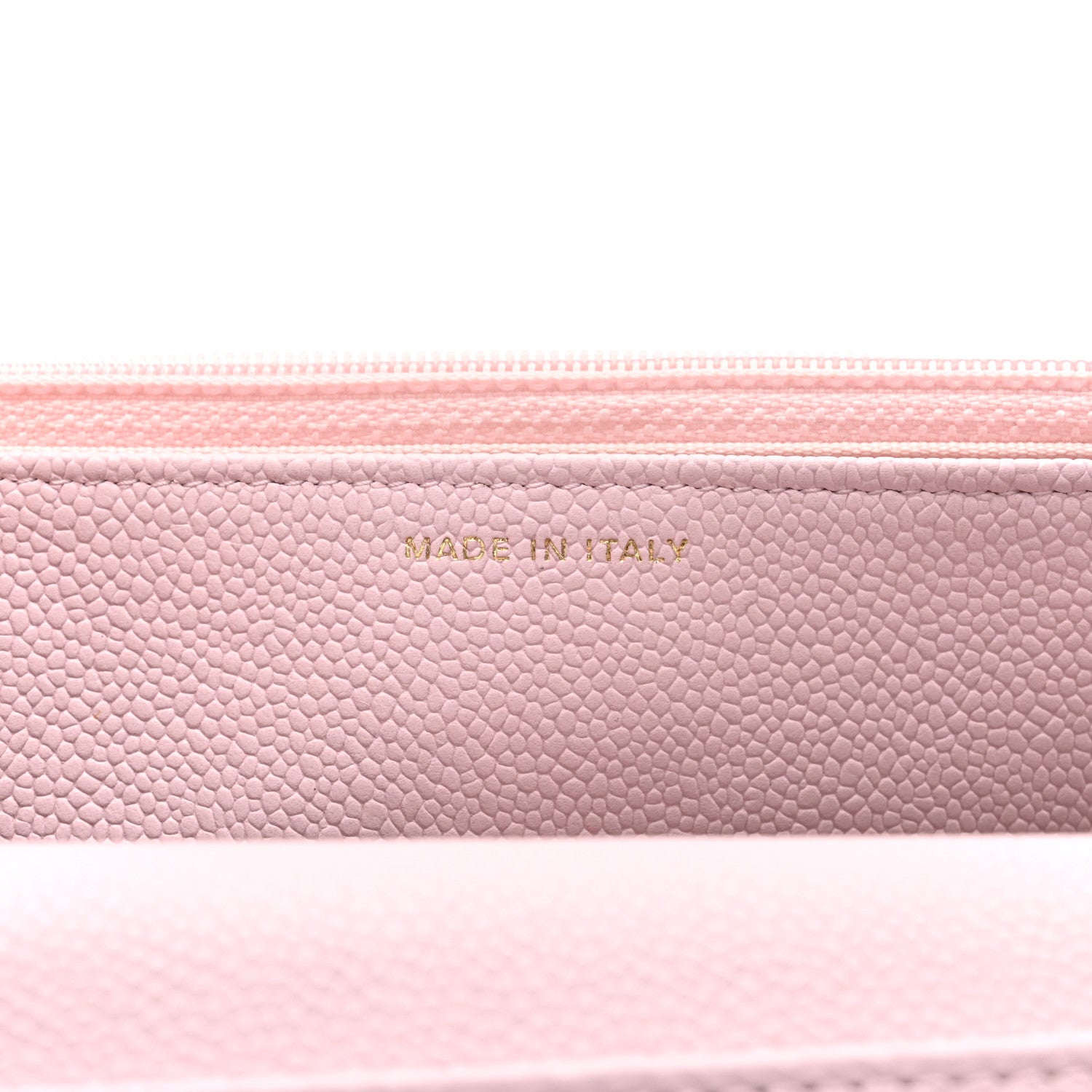 Chanel Caviar Quilted Tiny CC Wallet On Chain WOC Light Pink 7 of 12