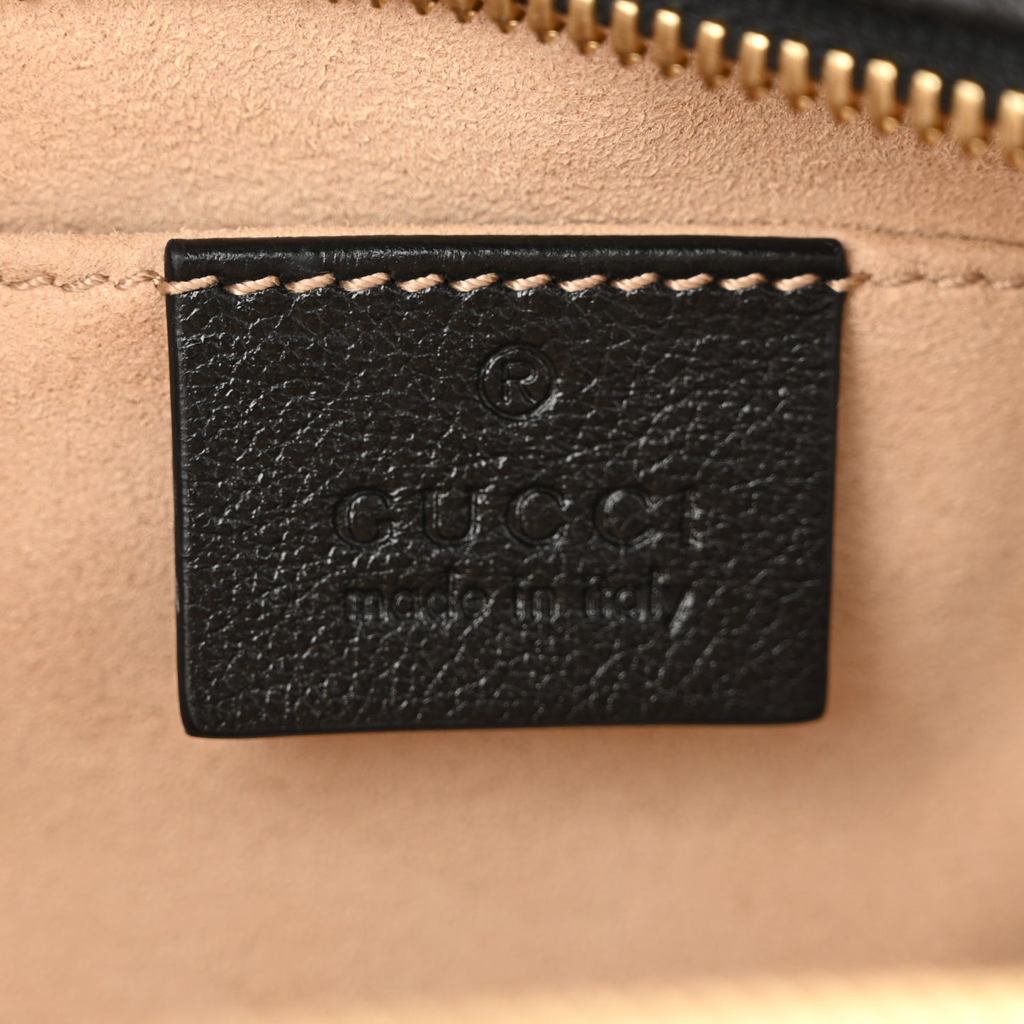 Monogram Matelasse Diagonal Small GG Marmont Chain Shoulder Bag Beige Black