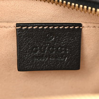 Gucci Monogram Matelasse Diagonal Small GG Marmont Chain Shoulder Bag Beige Black 6 of 11