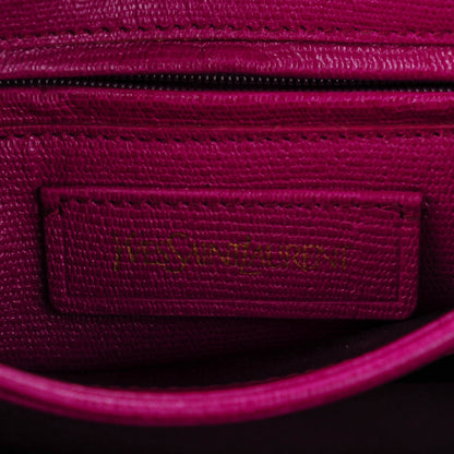 Saint Laurent Calfskin Classic Y Satchel Violet 6 of 7