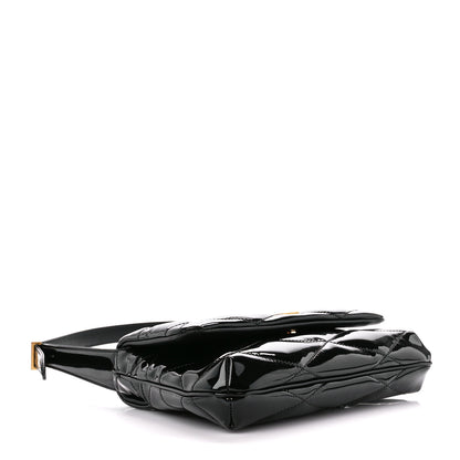 Saint Laurent Patent Quilted Le 57 Diamond Shoulder Bag Black 4 of 10