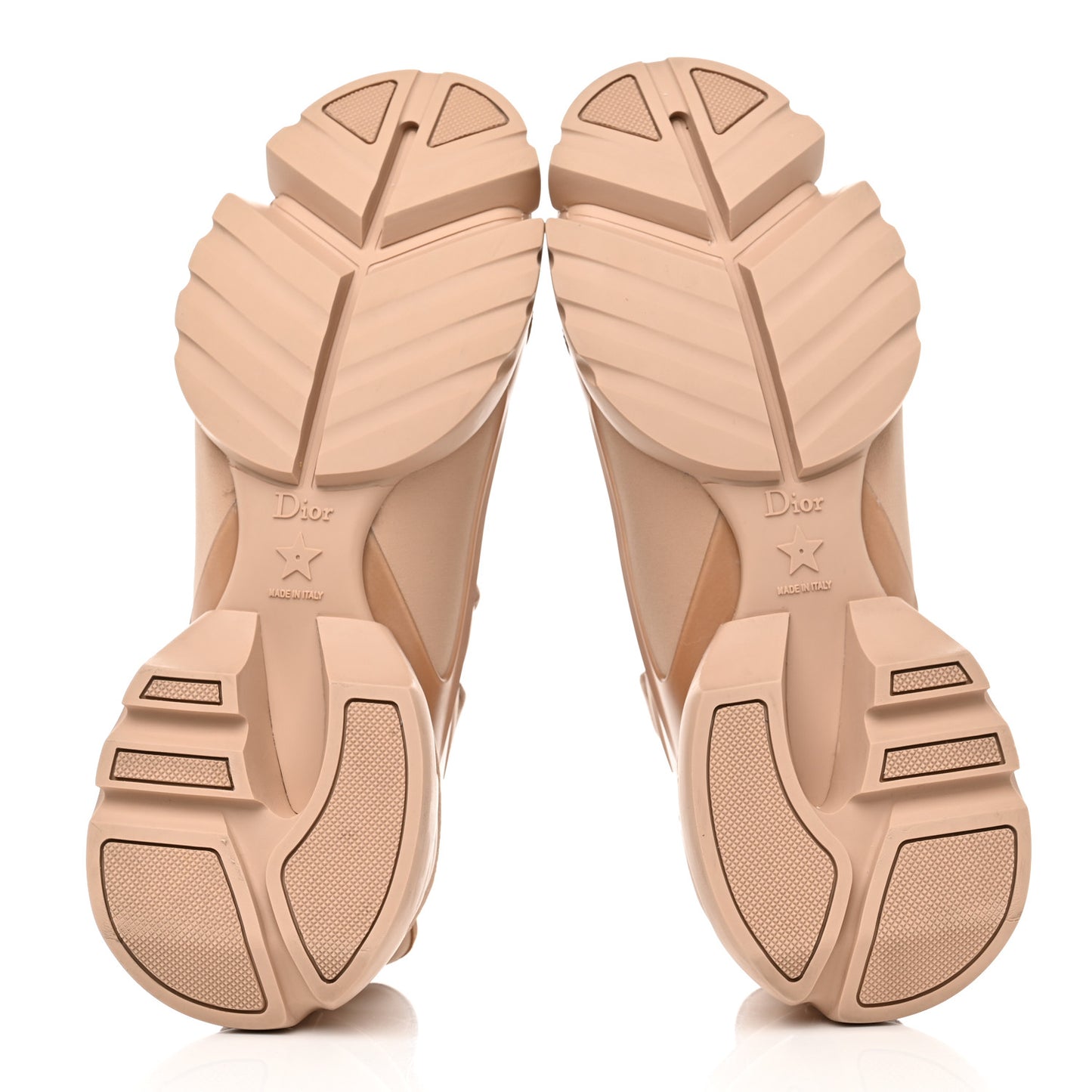 Neoprene Rubber Womens D-Connect Sneakers 39.5 Nude