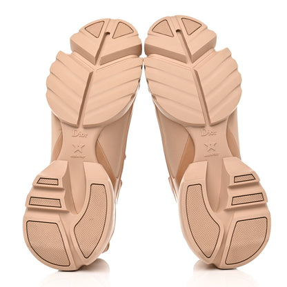 Christian Dior Neoprene Rubber Womens D-Connect Sneakers 39.5 Nude 5 of 9