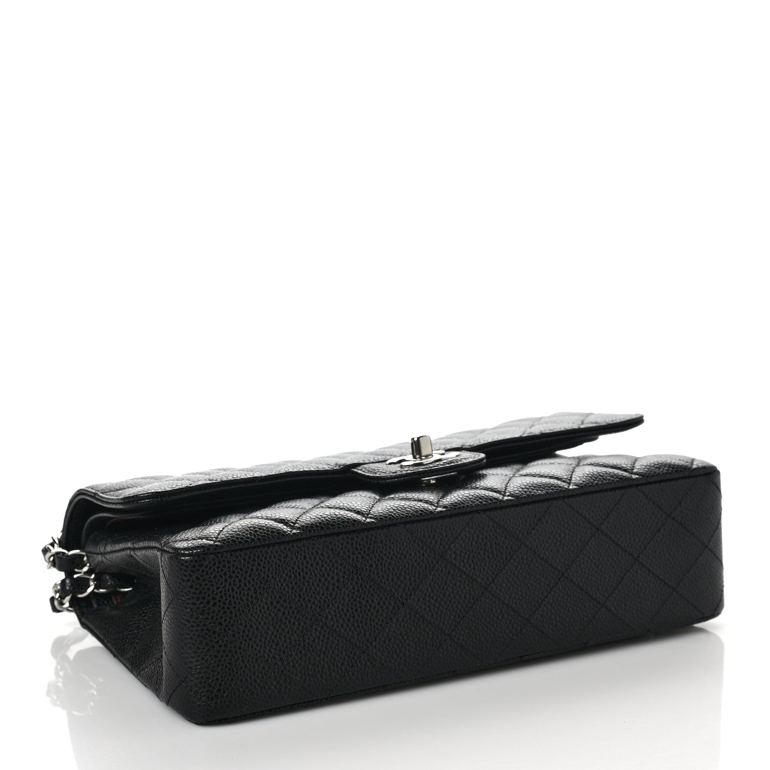 Chanel Caviar Quilted Medium Double Flap Black 3 of 8