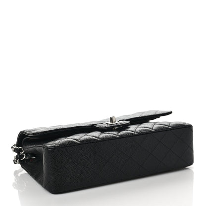 Chanel Caviar Quilted Medium Double Flap Black 3 of 8