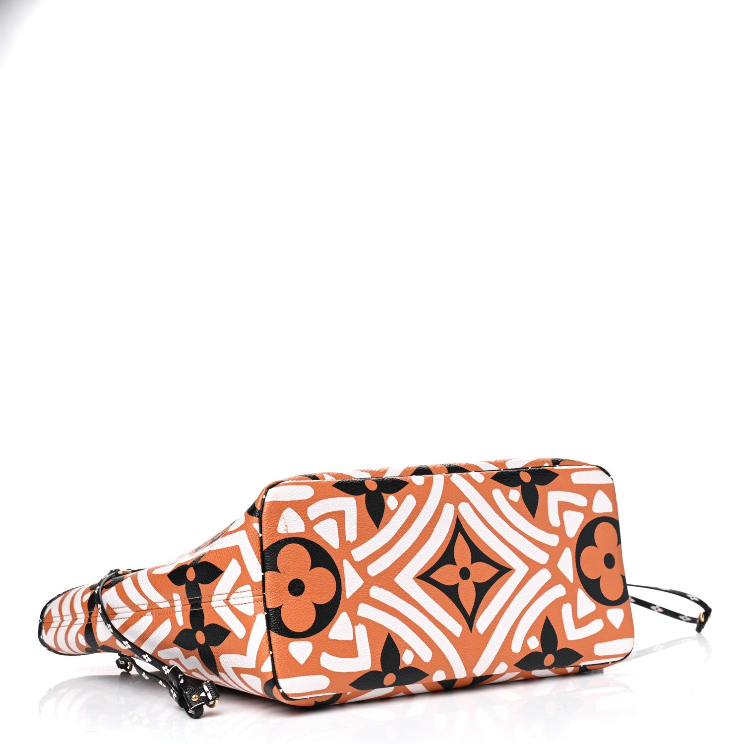 Louis Vuitton Monogram Giant Crafty Neverfull MM Creme Caramel 3 of 8