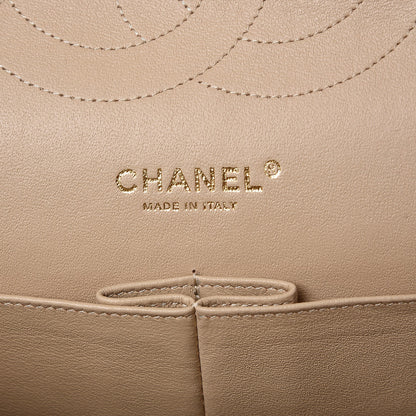 Chanel Lambskin Quilted Jumbo Double Flap Beige Clair 6 of 15