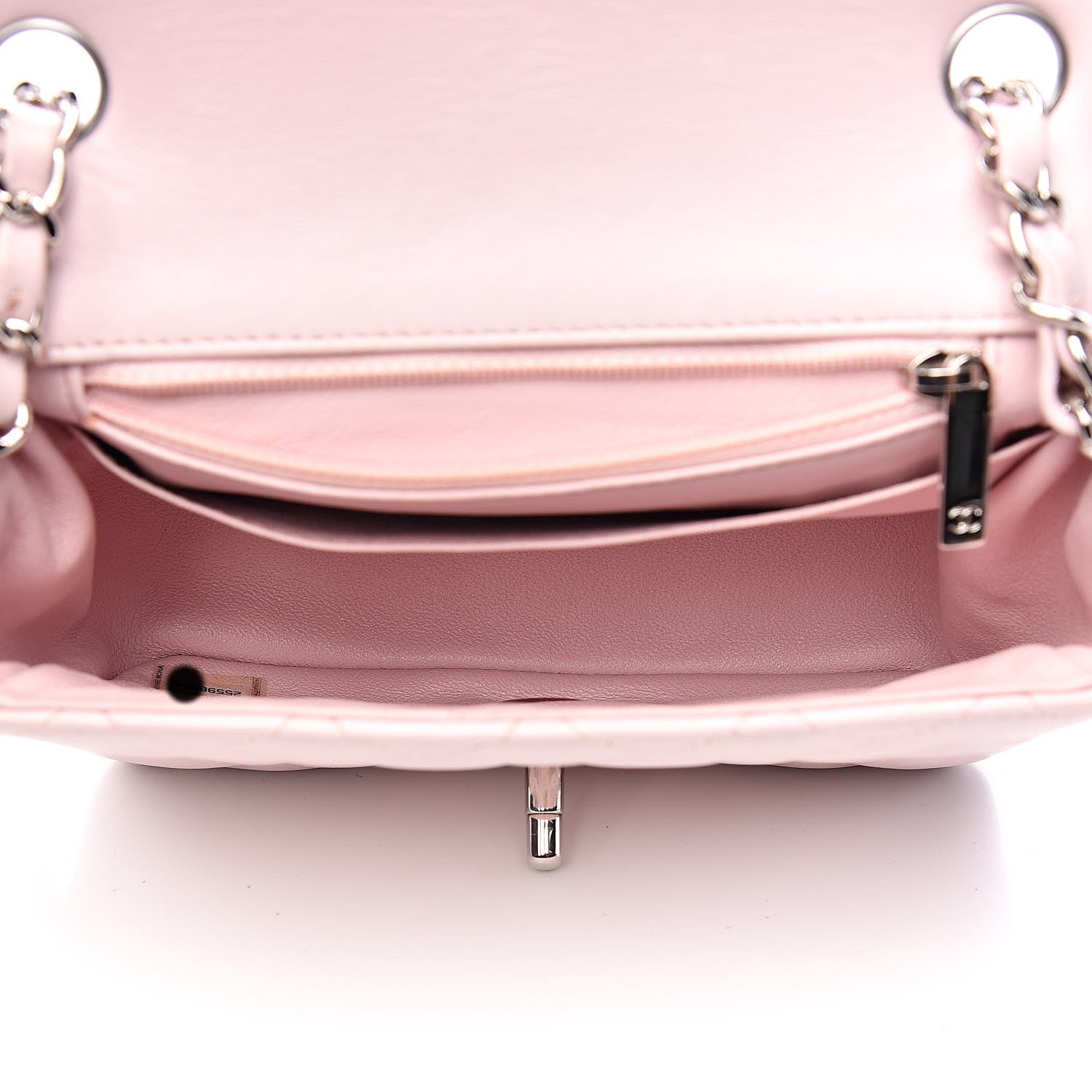 Chanel Lambskin Quilted Mini Square Flap Light Pink 5 of 15
