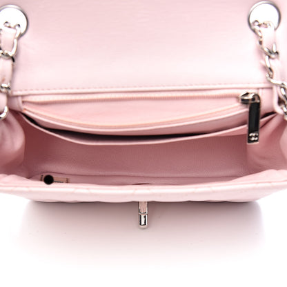 Chanel Lambskin Quilted Mini Square Flap Light Pink 5 of 15