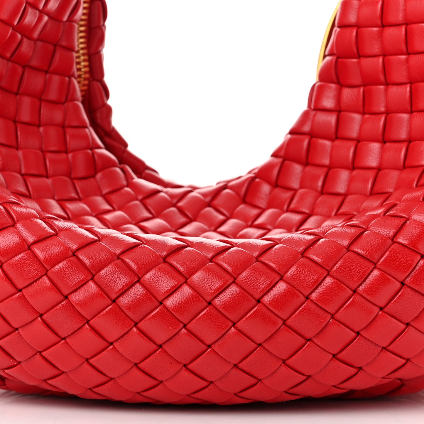 Nappa Intrecciato Mini Padded Jodie Red