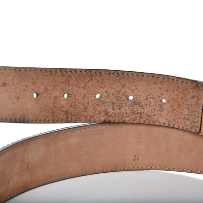 Gucci Canvas Web Interlocking G Belt 95 38 Brown Gray 4 of 8