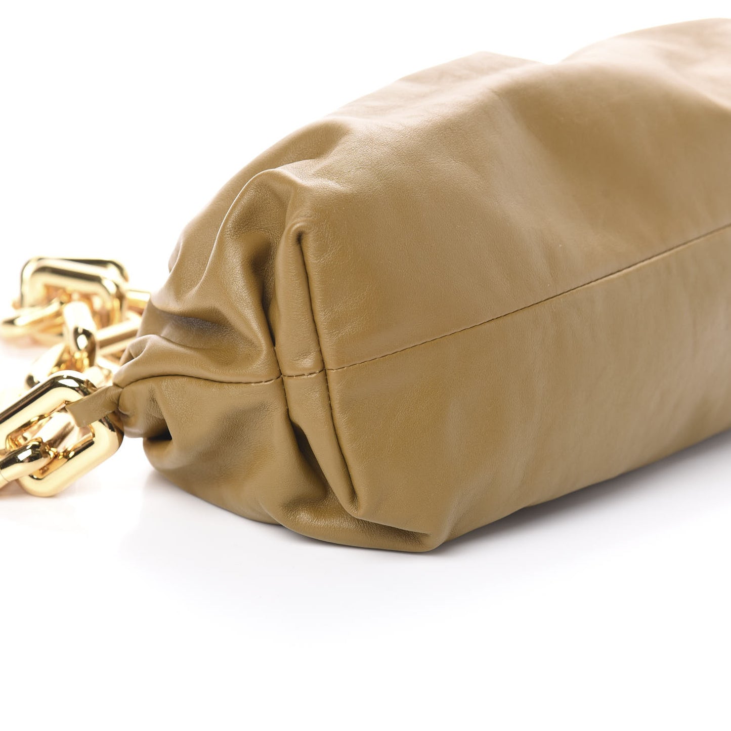 Calfskin The Pouch Chain Moutarde