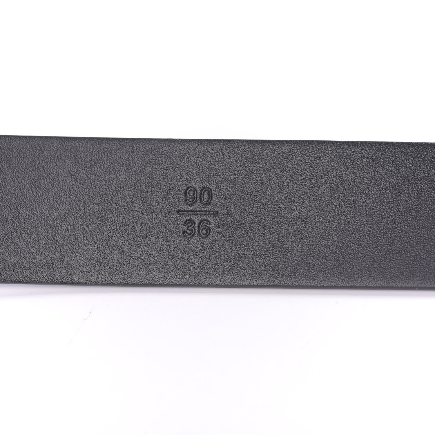 Chanel Calfskin CC Chain Belt 90 36 Black 6 of 8