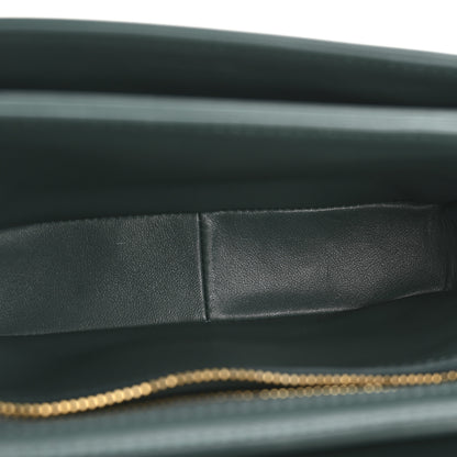 Celine Shiny Calfskin Teen Triomphe Petrol 5 of 14