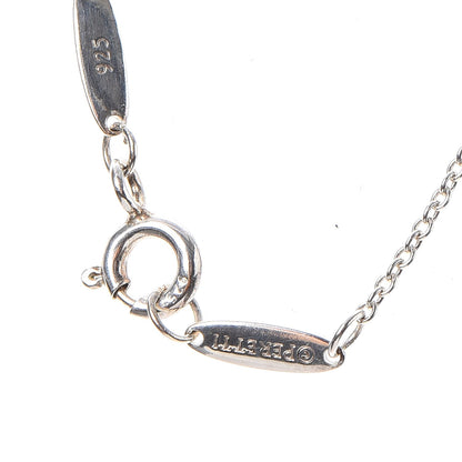Tiffany Sterling Silver Diamond .09ct Elsa Peretti Diamonds By The Yard Bracelet 5 of 10