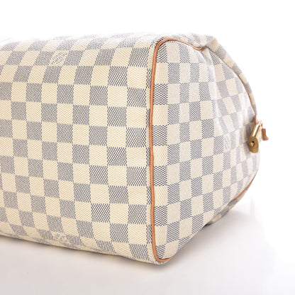 Louis Vuitton Damier Azur Speedy 35 6 of 13