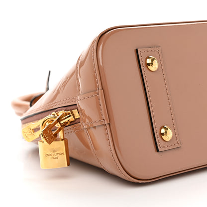 Louis Vuitton Vernis Alma BB Rose Velours 6 of 7