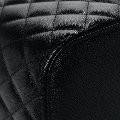 Chanel Caviar Quilted Large Vanity Pouch Black 9 of 15
