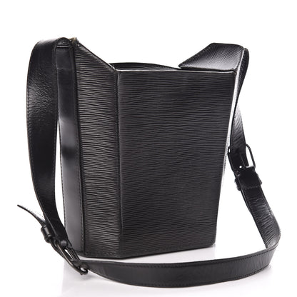 Louis Vuitton Epi Sac Seau Black 3 of 17