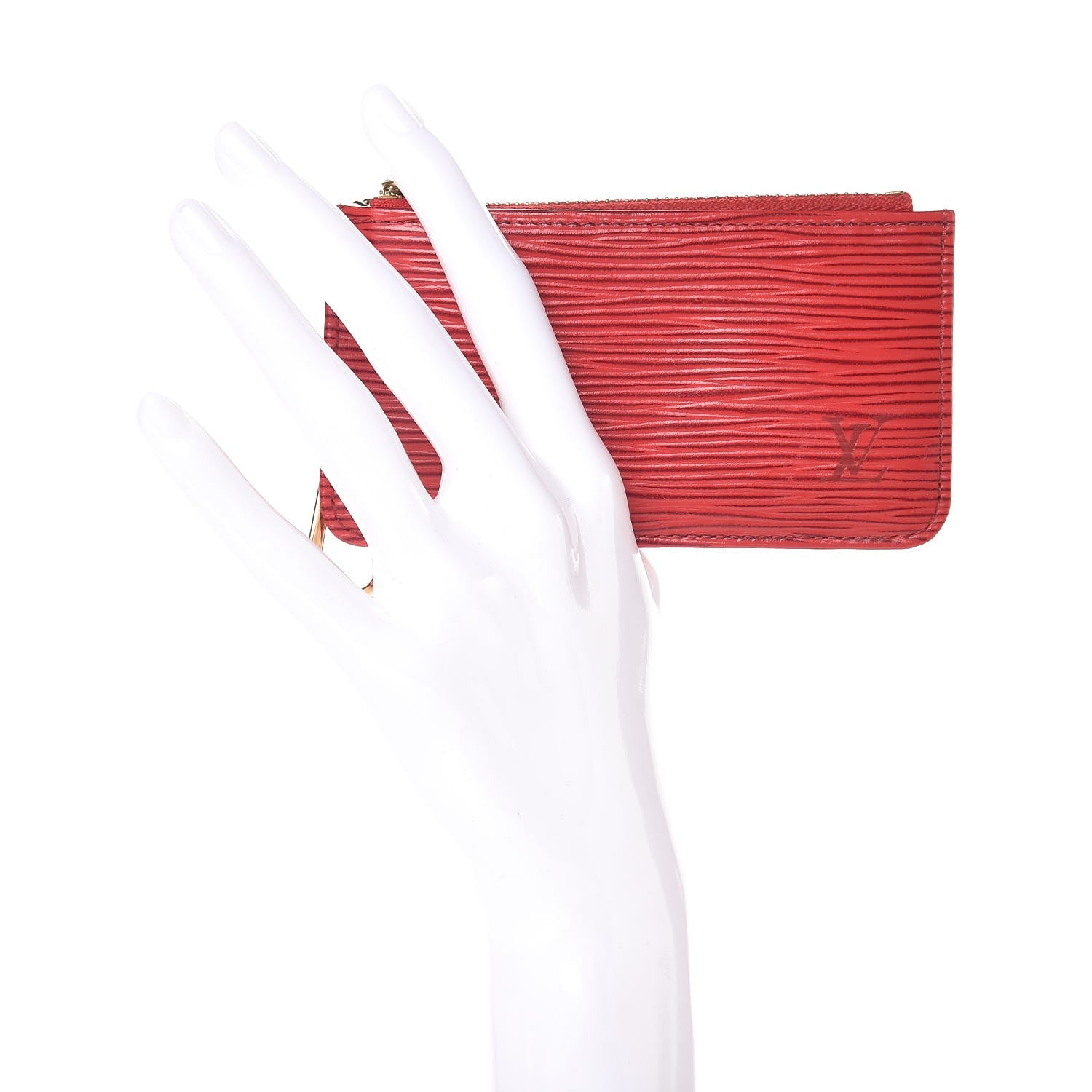 Louis Vuitton Epi Key Pouch Castillan Red 2 of 6