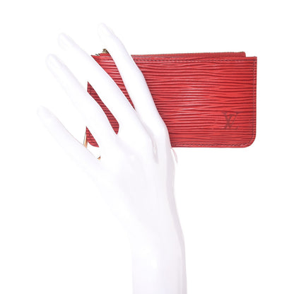 Louis Vuitton Epi Key Pouch Castillan Red 2 of 6