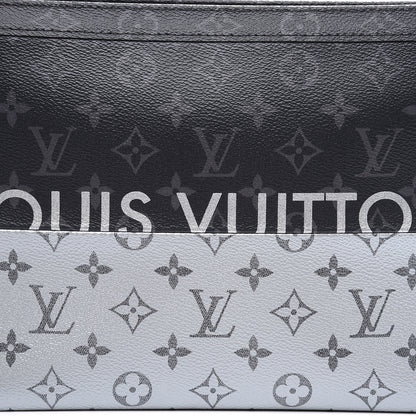 Louis Vuitton Monogram Eclipse Split Pochette Voyage MM 10 of 10