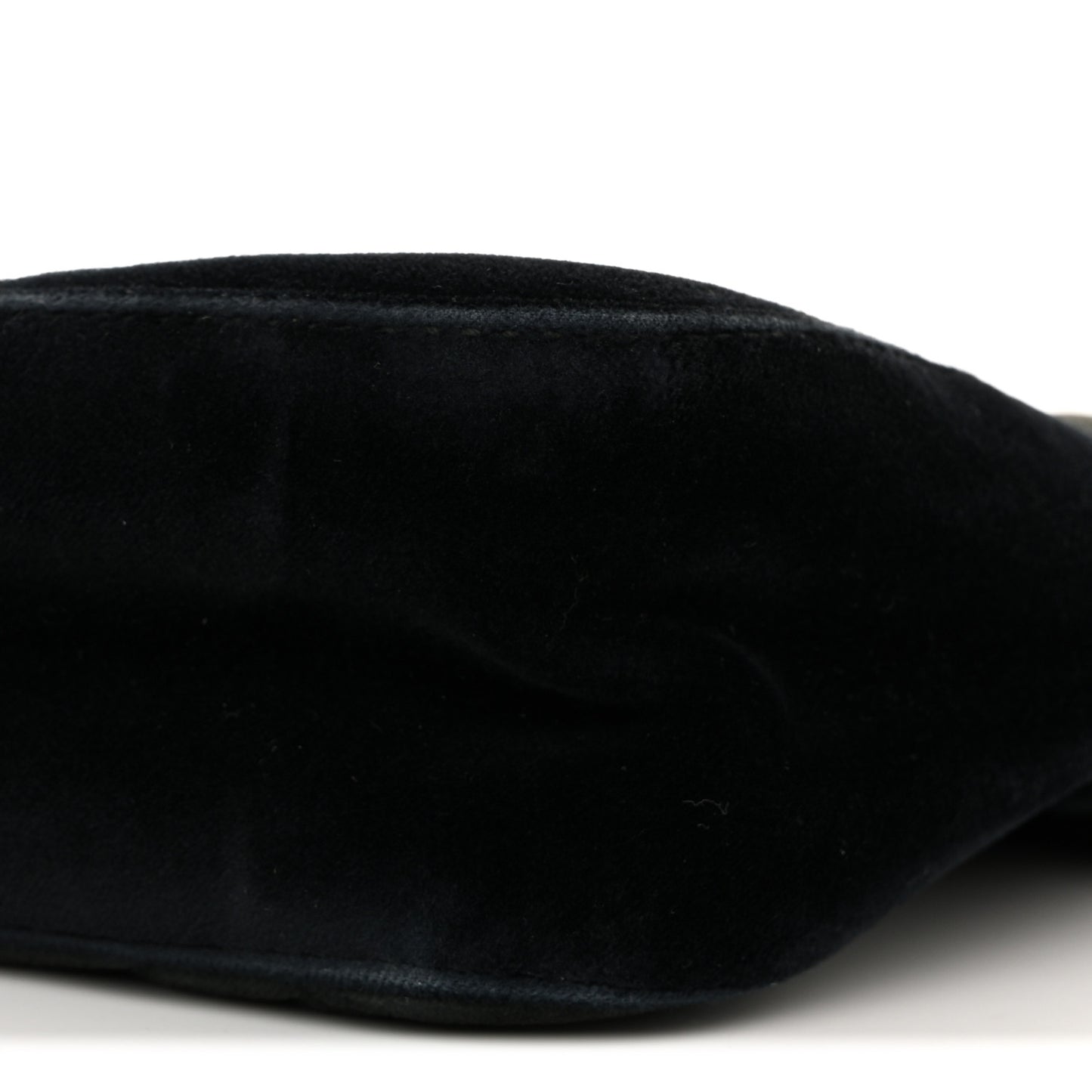Velvet Matelasse Loved Embroidered Medium GG Marmont Shoulder Bag Black