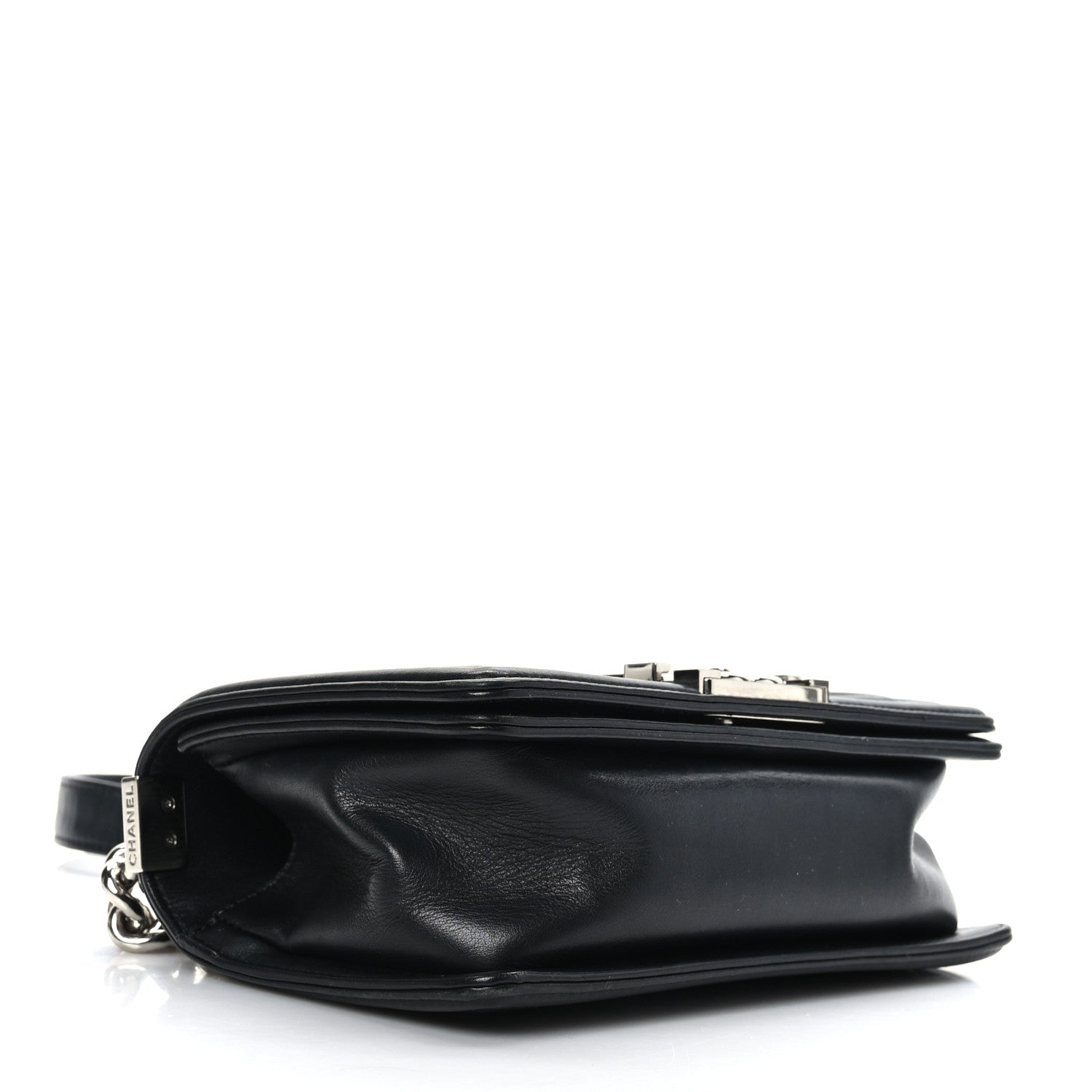 Chanel Calfskin Chevron Quilted Small Boy Flap Black 4 of 9